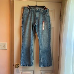 Arizona Men’s Original Bootcut Blue Denim‎ Straight Fit Jeans, NWT, Size 34x30